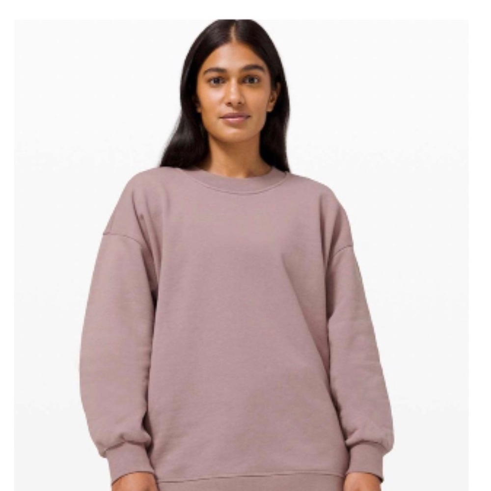 Lululemon perfectly oversized crew-dusky lavender size 2